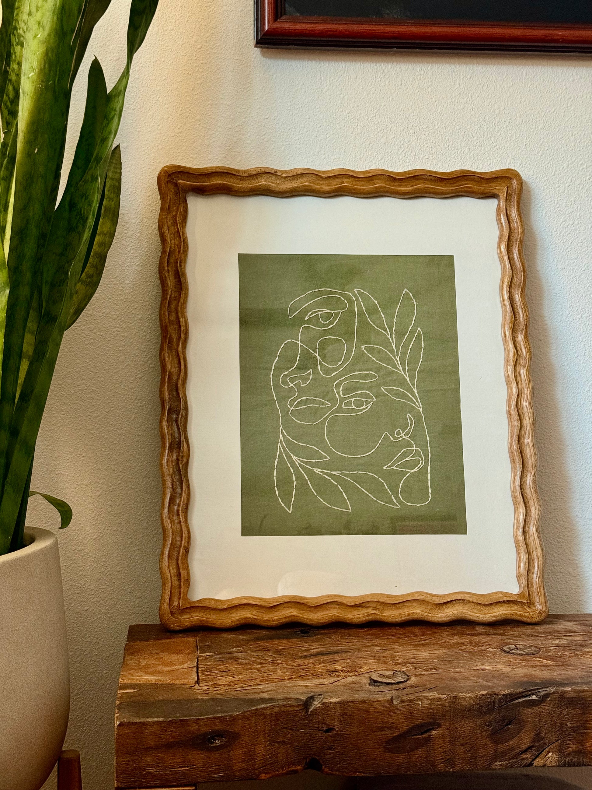 embroidered art piece