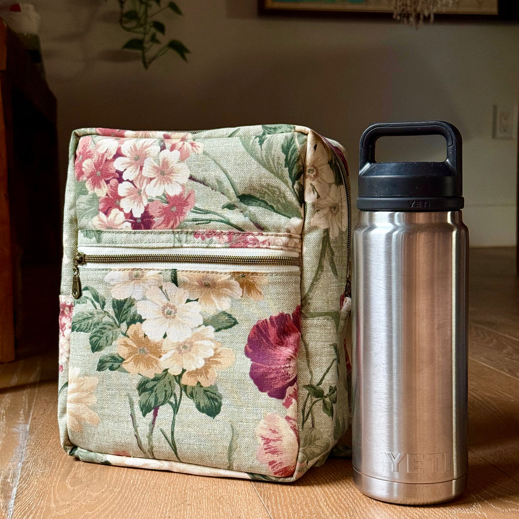 floral mini backpack