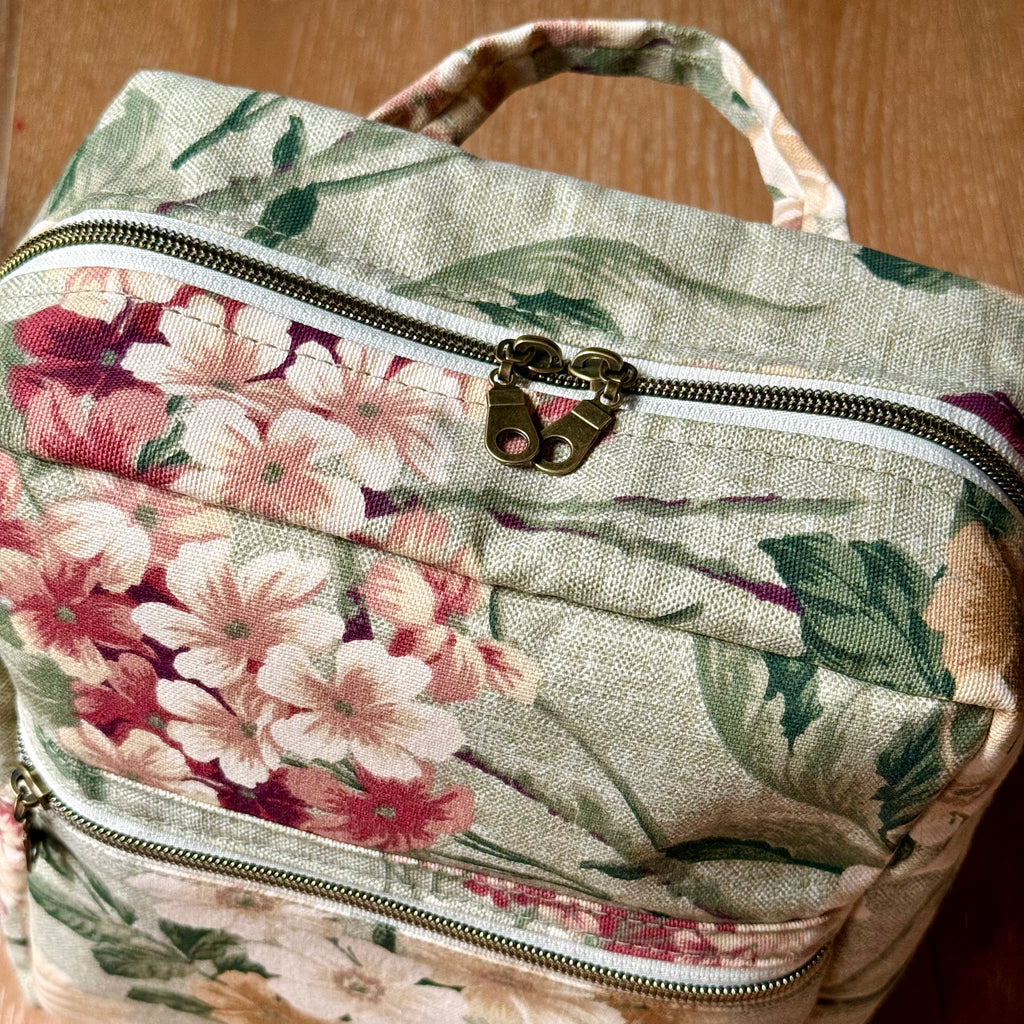 floral mini backpack
