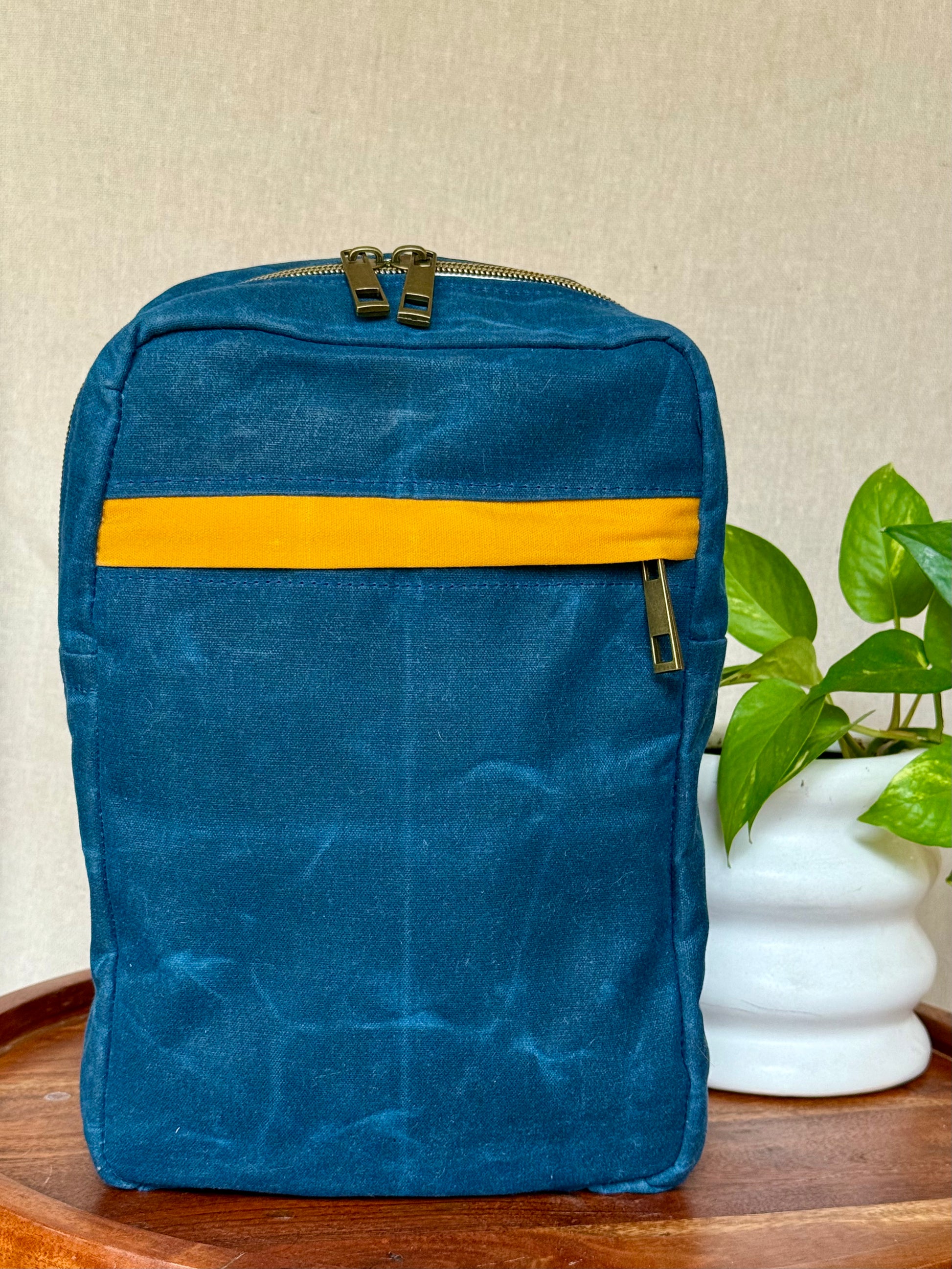 waxed canvas cross body