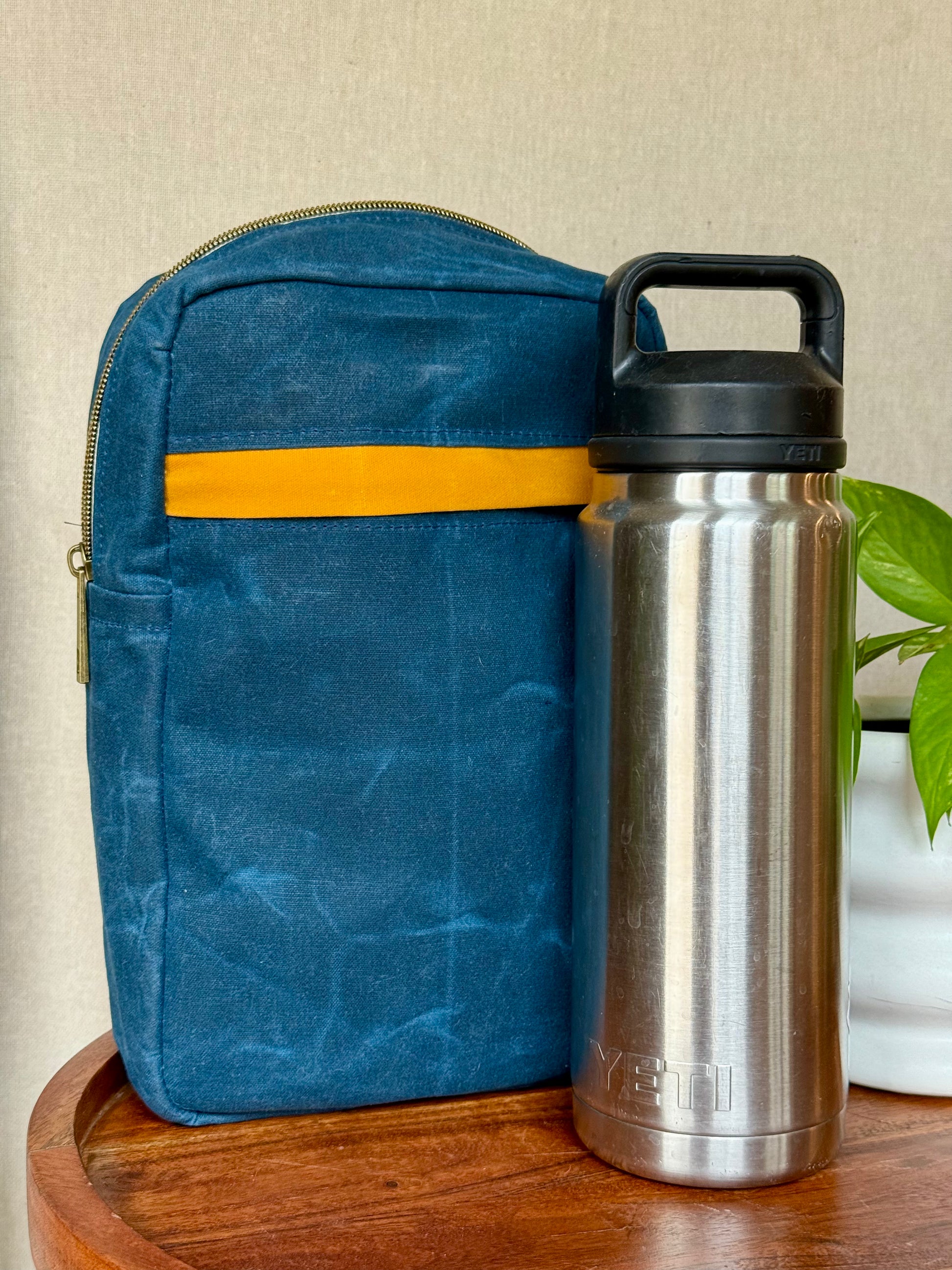 waxed canvas cross body