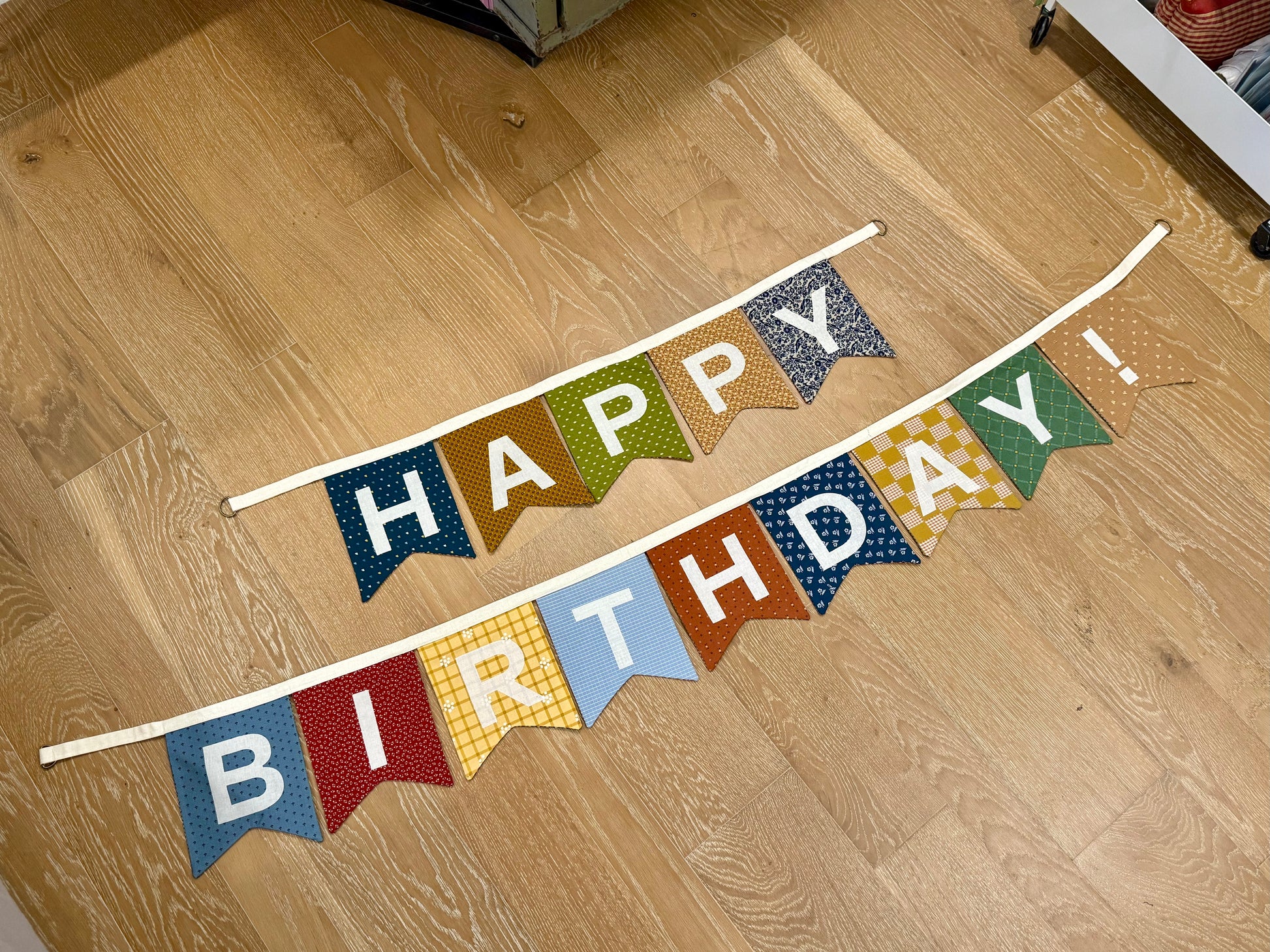 Reversible Happy Birthday + Merry Christmas Banner