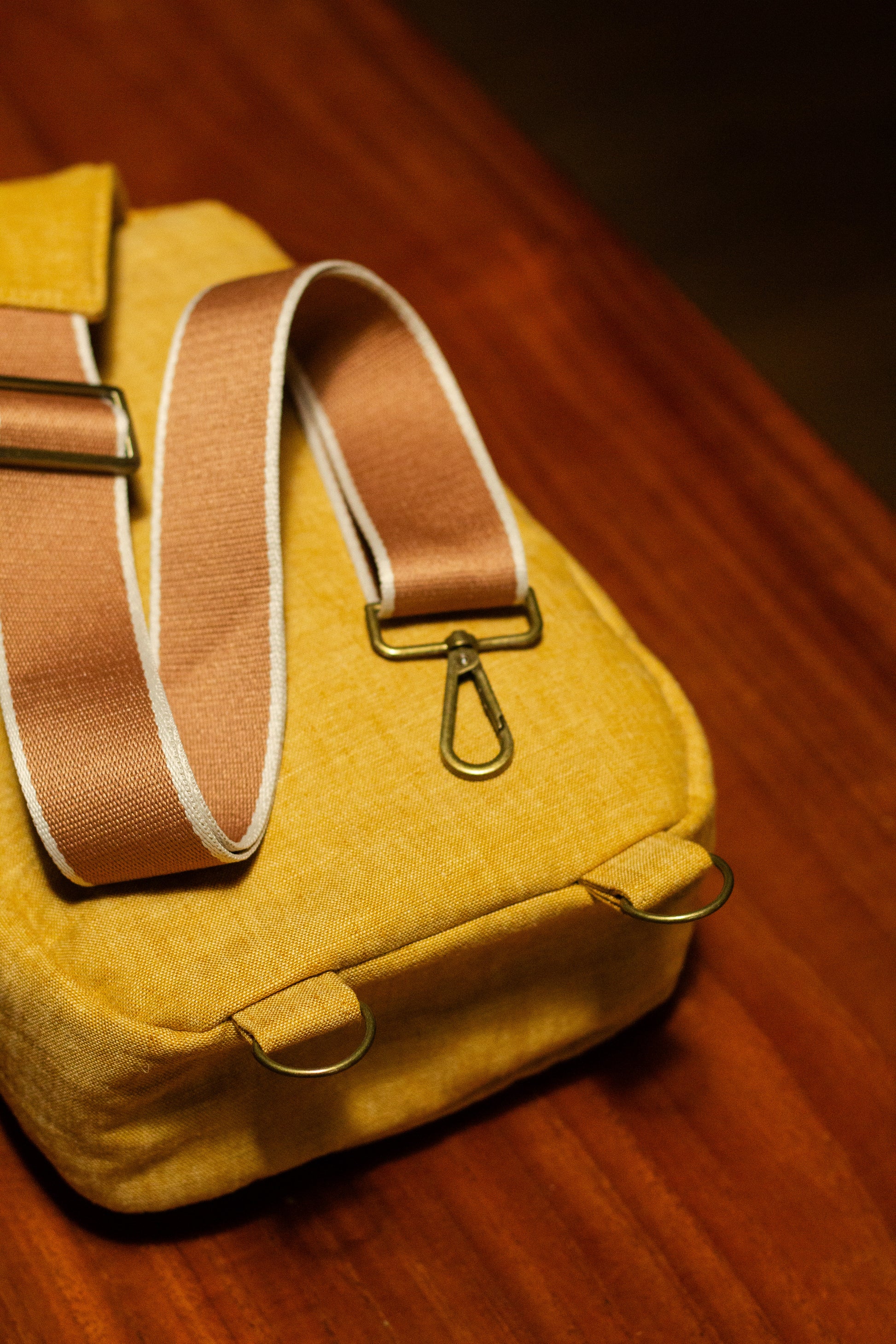 yellow cross body bag