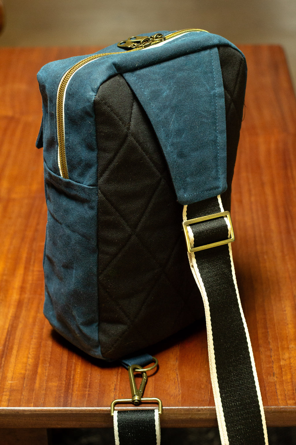 waxed canvas cross body
